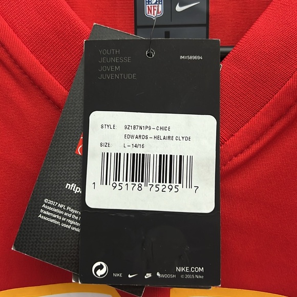 NWT Kansas City Chiefs Jersey - Picture 6 of 7